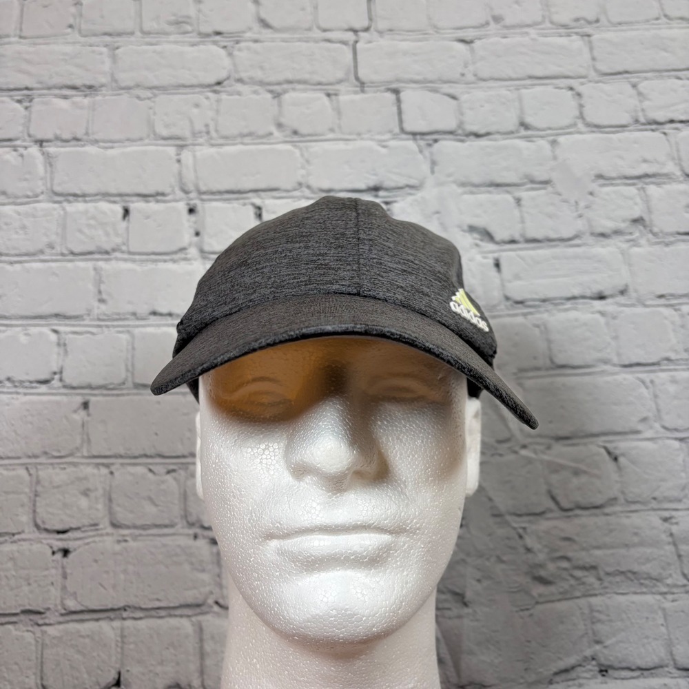 Adidas Climalite Hat Mens Gray Space Dye Performance Running Baseball Cap OSFA